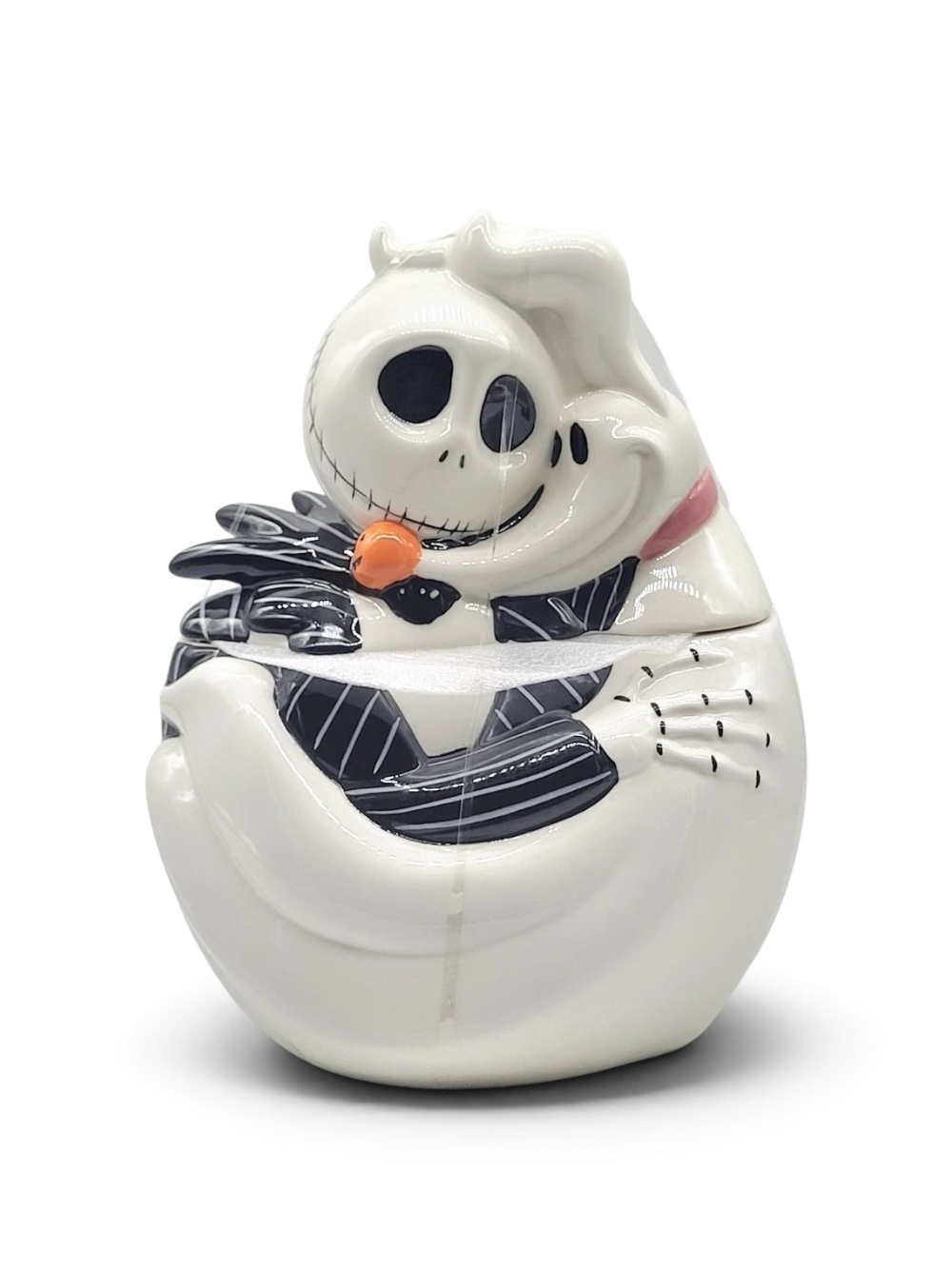 NEW The Nightmare Before Christmas Jack and Zero Hugs Cookie Jar Canister New